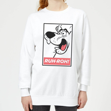 Scooby Doo Ruh-Roh! Women's Sweatshirt - White - S - White