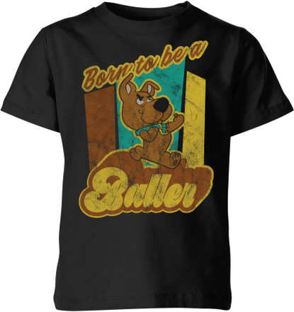 Scooby Doo Born To Be A Baller Kids' T-Shirt - Black - 7-8 Years