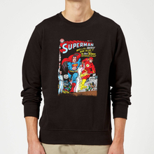 Justice League Who Is The Fastest Man Alive Cover Sweatshirt - Black - S - Black