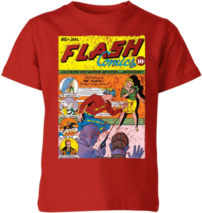 Justice League The Flash Issue One Kids' T-Shirt - Red - 7-8 Years - Red