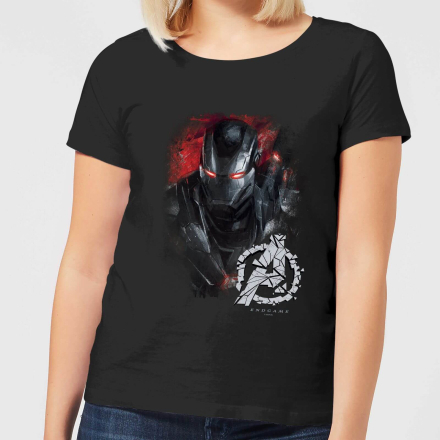 Avengers Endgame War Machine Brushed Women's T-Shirt - Black - M - Black