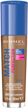 Rimmel Match Perfection SPF 20 605 Deep Chocolate 30 ml