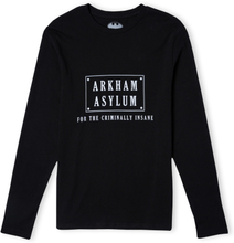 Batman Villains Arkham Asylum Unisex Long Sleeve T-Shirt - Black - XS - Black