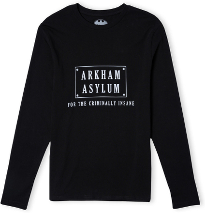 Batman Villains Arkham Asylum Unisex Long Sleeve T-Shirt - Black - M - Black