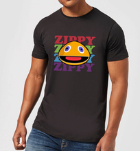 Rainbow Zippy Club Men's T-Shirt - Black - XXL - Black
