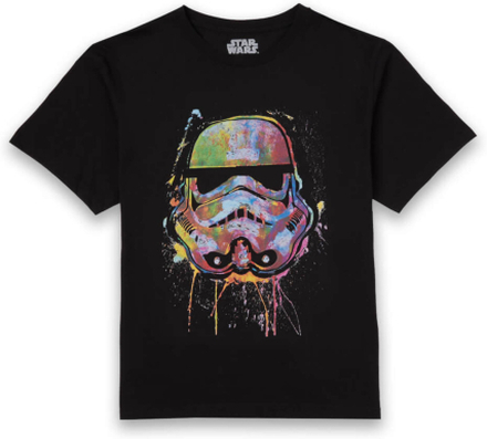 Star Wars Paint Splat Stormtrooper T-Shirt - Black - XXL