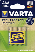 Varta AAA Recycled 800mah 4x