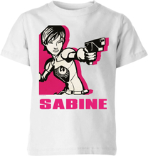 Star Wars Rebels Sabine Kids' T-Shirt - White - 7-8 Years - White
