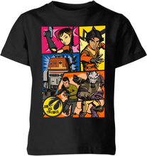 Star Wars Rebels Comic Strip Kids' T-Shirt - Black - 7-8 Years