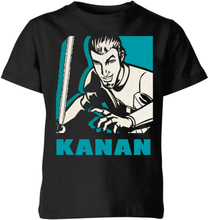 Star Wars Rebels Kanan Kids' T-Shirt - Black - 7-8 Years - Black