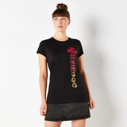 Jurassic Park Women's T-Shirt - Black - XXL - Black
