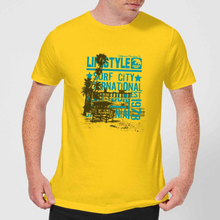 Surf City Men's T-Shirt - Yellow - XS - Yellow