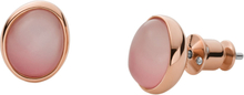 Skagen SKJ1468791 Oorknoppen Agnethe staal-glas-parelmoer rosekleurig-roze