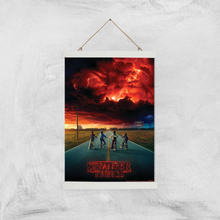 Stranger Things Welcome To Hawkins Giclee Art Print - A3 - White Hanger