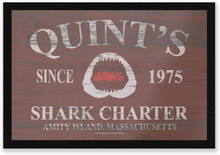 Jaws Quints Shark Charter Entrance Mat