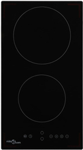 Keramisk kogeplade med 2 varmezoner touch-panel 3000 W