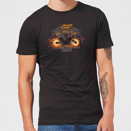 Marvel Ghost Rider Hell Cycle Club Men's T-Shirt - Black - L