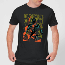 Marvel Avengers Black Panther Collage Men's T-Shirt - Black - S