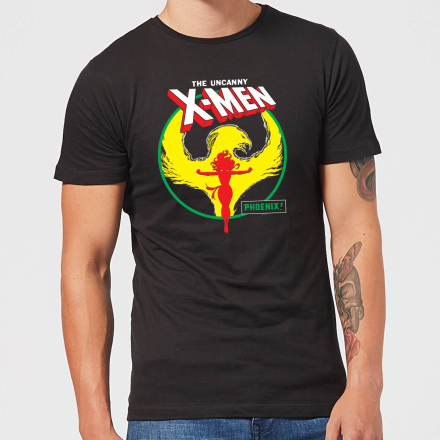 X-Men Dark Phoenix Circle Men's T-Shirt - Black - 3XL