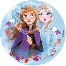 Frost Elsa & Anna, tårtbild