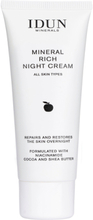 Mineral Rich Night Cream Beauty WOMEN Skin Care Face Night Cream Nude IDUN Minerals*Betinget Tilbud