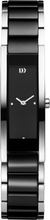 Danish Design IV63Q968 Horloge staal-keramiek zilverkleurig-zwart