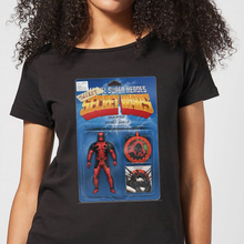 Marvel Deadpool Secret Wars Action Figure Women's T-Shirt - Black - S - Black