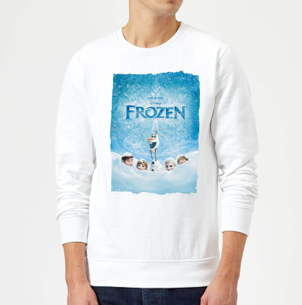 Disney Frozen Snow Poster Sweatshirt - White - XXL - White