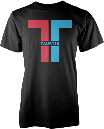 Taurtis Split Logo Insignia Men's T-Shirt - L - Black