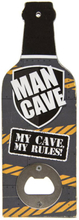 Flaskformad Man Cave Öppnare 20 cm