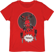 Deadpool Did Someone Say Tacos? Red T-Shirt - XL