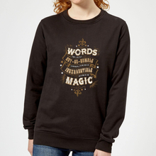 Harry Potter Words Are, In My Not So Humble Opinion Women's Sweatshirt - Black - L