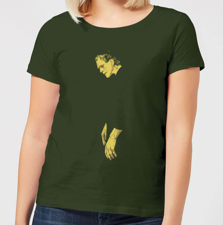 Universal Monsters Frankenstein Illustrated Women's T-Shirt - Forest Green - L - Forest Green