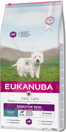 Eukanuba Daily Care Adult Sensitive Skin - Sparpaket: 2 x 12 kg