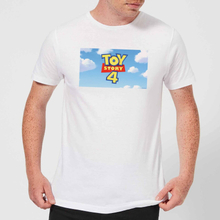 Toy Story 4 Clouds Logo Men's T-Shirt - White - S - White