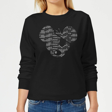 Danger Mouse Word Face Women's Sweatshirt - Black - 5XL - Black