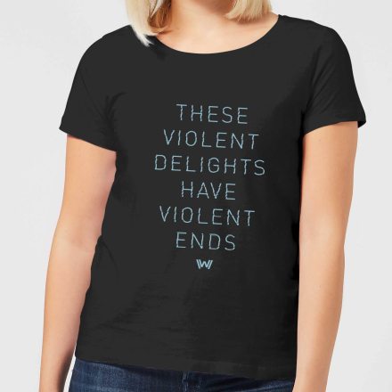 Westworld Violent Delights Women's T-Shirt - Black - XL - Black