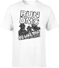 Run DMC It's Like That Men's T-Shirt - White - S