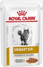Royal Canin Veterinary Feline Urinary S/O Moderate Calorie - 24 x 85 g (Häppchen in Sosse)