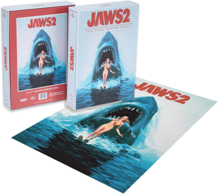 Jaws 2 Classic Movie Poster 1000pc Puzzle - Zavvi Exclusive