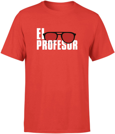 Money Heist El Profesor Men's T-Shirt - Red - S - Red