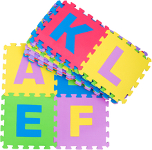 Tappeto puzzle per bambini 26 Pezzi Gioco tappetino lettere alfabeto in gomma