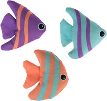TIAKI Katzenspielzeug Fische mit Katzenminze - 3er Set