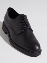 Selected Homme Slhblake Leather Derby Shoe Noos O Pensko Black