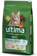 Ultima Cat Adult Lachs - Sparpaket: 2 x 7,5 kg