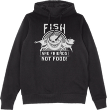 Finding Nemo Fish Are Friends Not Food Hoodie - Black - S - Black