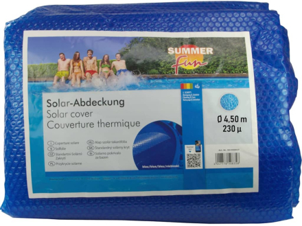 Summer Fun Sommertrekk for basseng rundt 450 cm PE blå