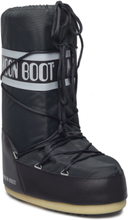 Mb Moon Boot Nylon Vinterstøvletter Med Snøring Grå Moon Boot*Betinget Tilbud