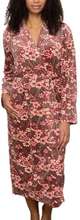 Trofe Flora Robe Velvet Silk Fleece Mixed polyester Large Dame