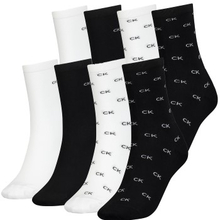 Calvin Klein Strømper 4P Holiday Pack Aop Socks Sort/Hvid One Size Dame